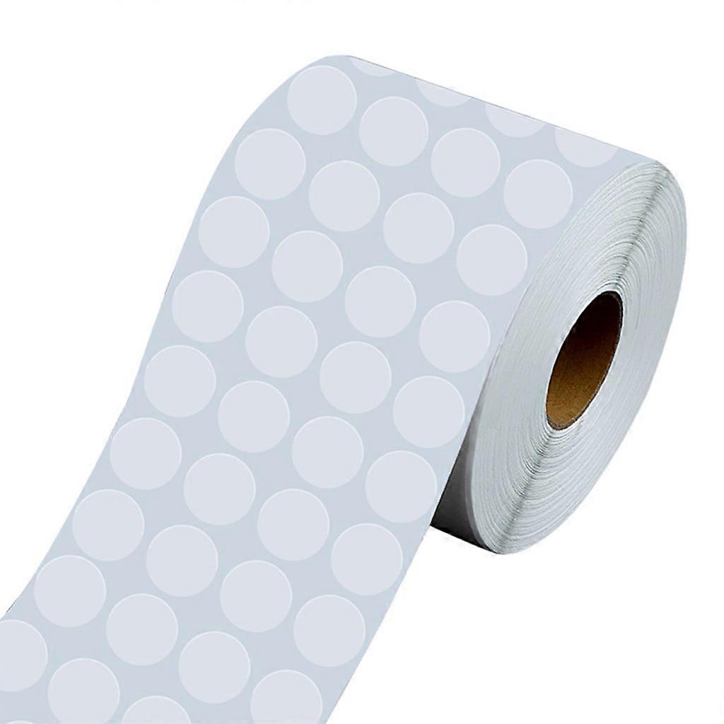 2000PC Round White Coding Circle Dot Sticker Inventory Labels Smoothly Writable Surfaces Adhesive for Supermarket Store