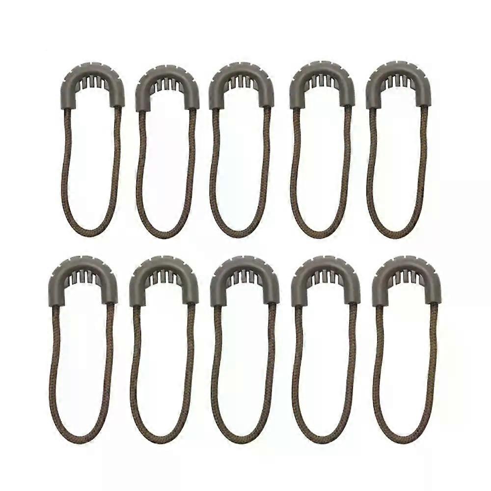 10 Pcs EDC Multipurpose Zipper Pulls for Outdoor Travel Clothing Backpack Antique Security Zipper Pulls
