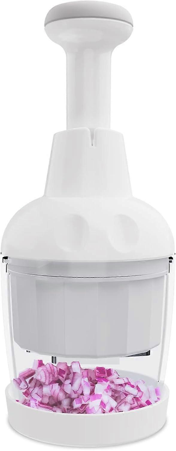 Food Chopper for Vegetables, Salads, Onion, Garlic, Fruit, Nuts - Multi-Functional Kitchen Tool, Easy to Clean, Compact Size