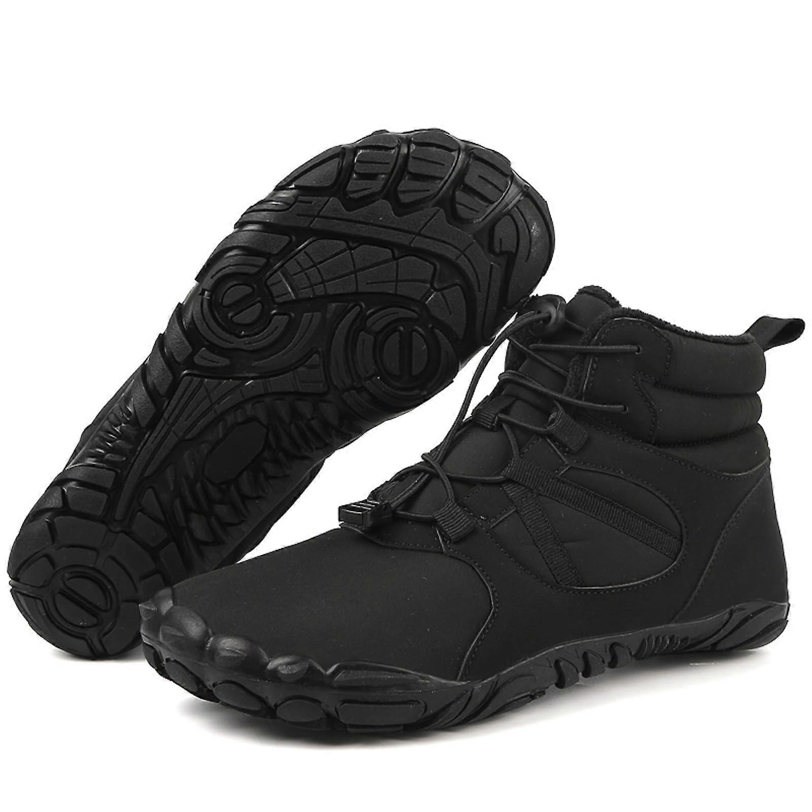 Wide Toe Box Minimalist Snow Boots Barefoot Shoes For Men And