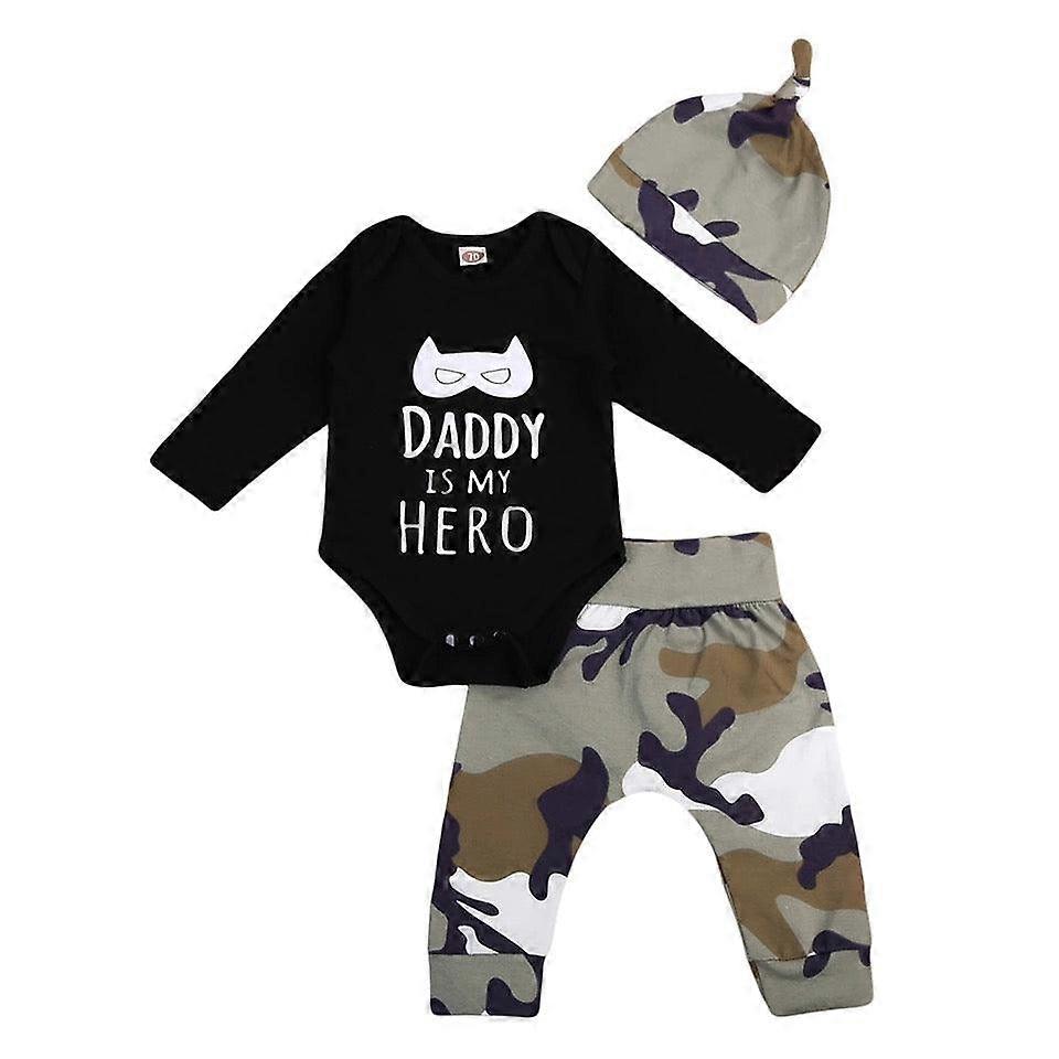 Baby Boys Daddy Is My Hero Tops Jumpsuit