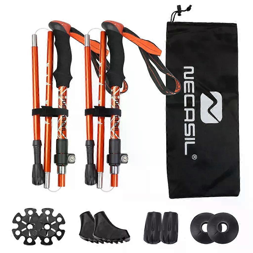 Adjustable Foldable Trekking Poles for Hiking