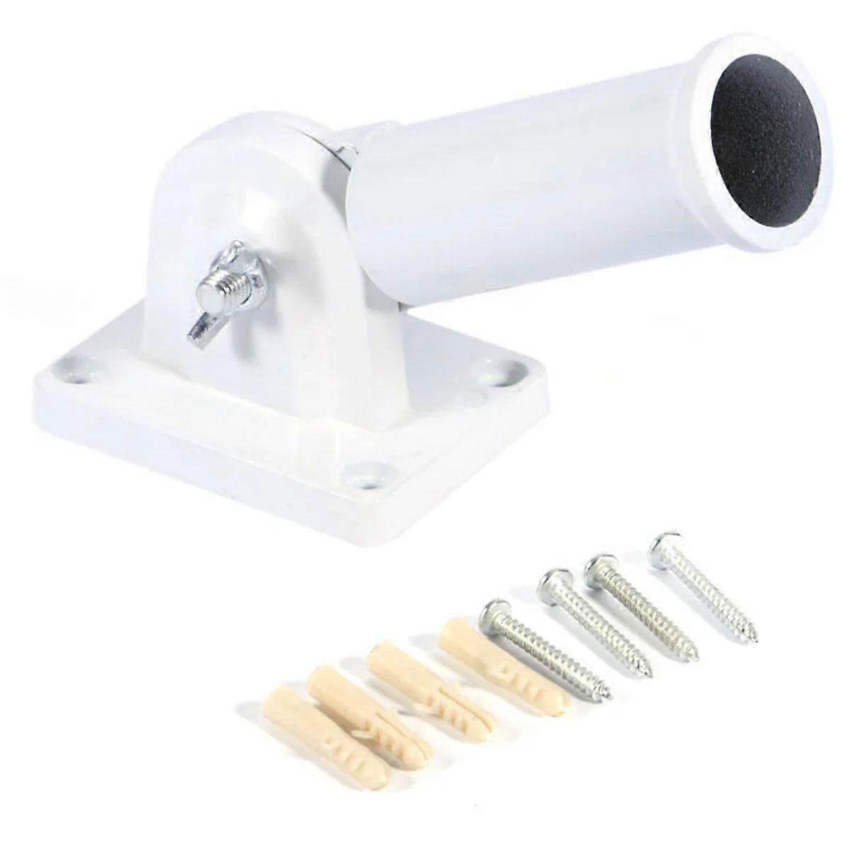 Stainless steel adjustable wall Support, flag mast Support, windbreaker Base with screw