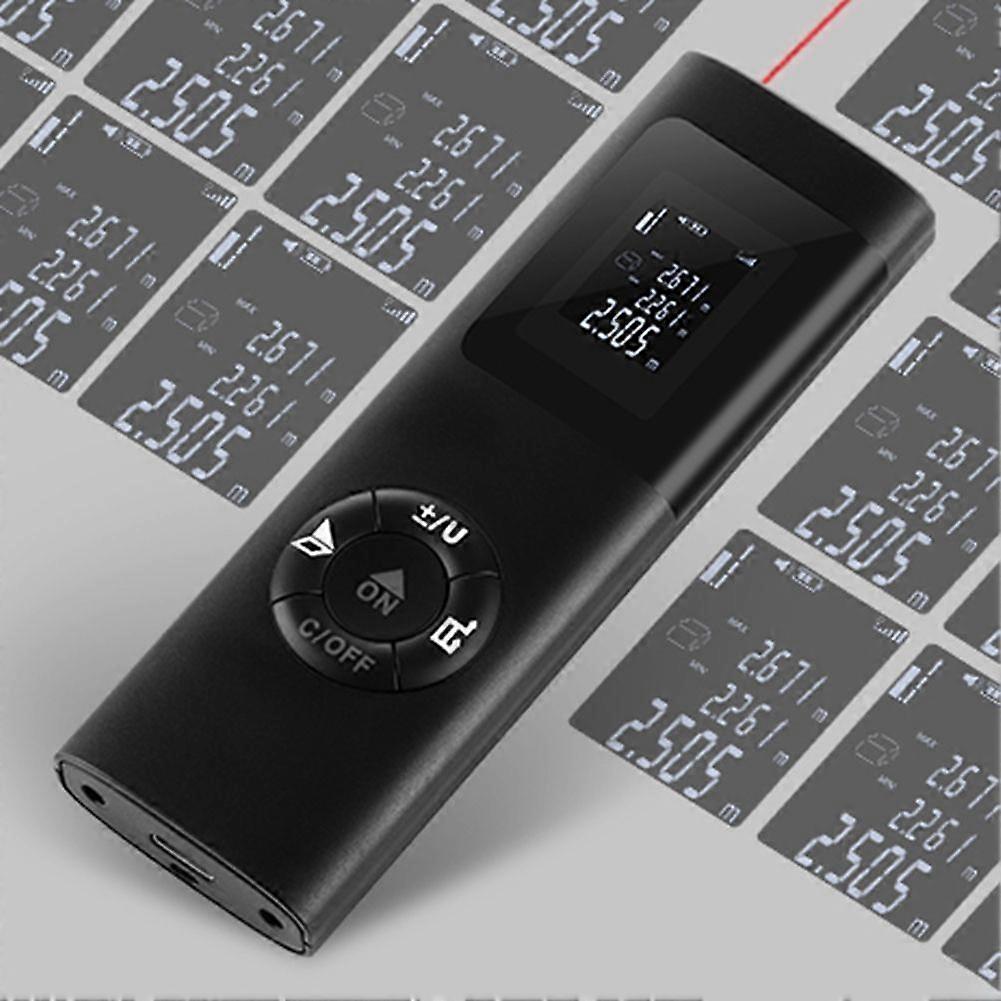 40M Laser Rangefinder USB Rechargeable Laser Distance Meter Digital Tape Measure Range Finder Construction Tools