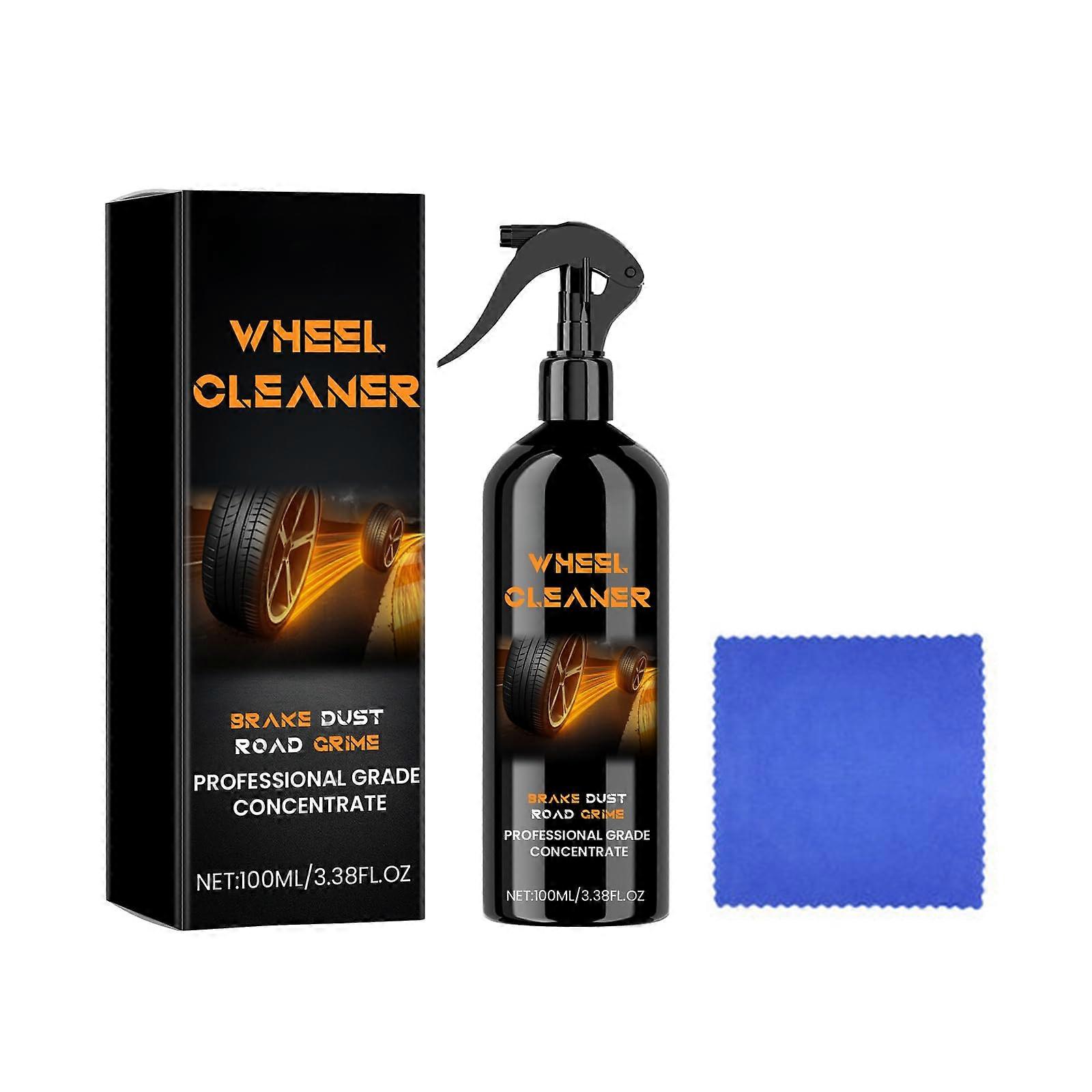 Car Tire Cleaner Spray for Cars, Trucks, Motorcycles, RVs - 3 Pack Heavy-Duty Tire Cleaning Solution