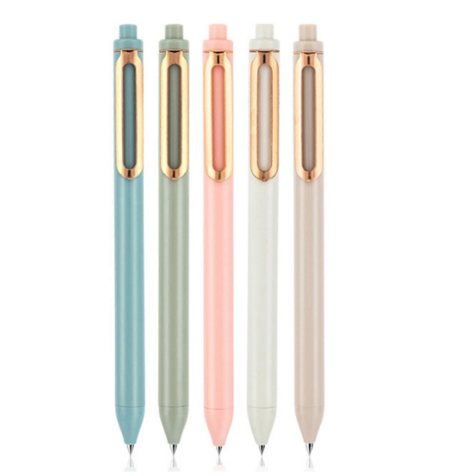 5pcs solid color neutral pens