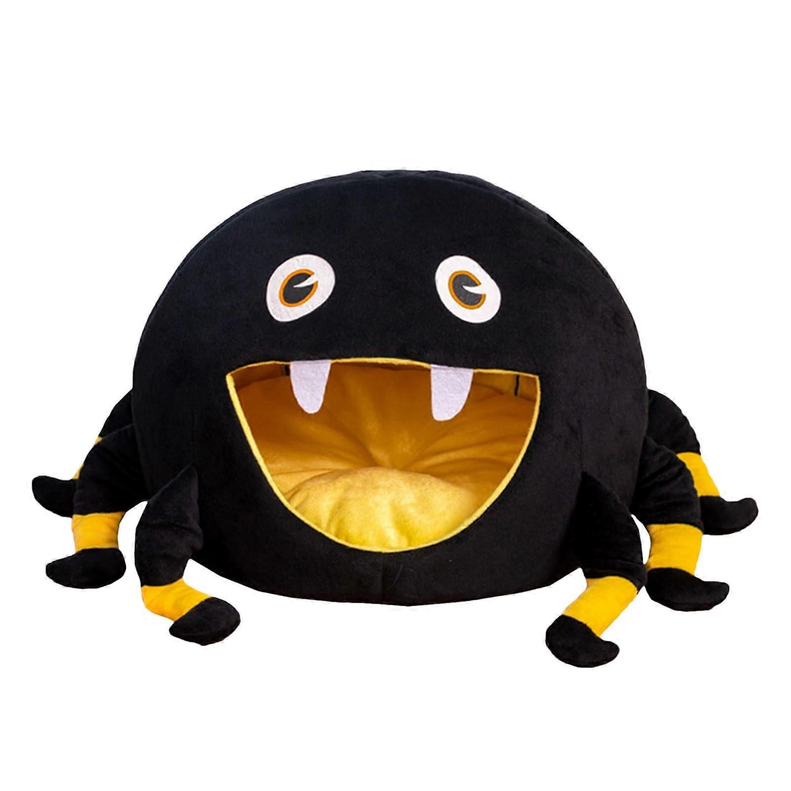 Cat Bed Cave, Cartoon Spider Style Pet Nest, Cat Houses for Indoor Cats, Creative Cat Tent with Enough Space for Small Medium Large Cats