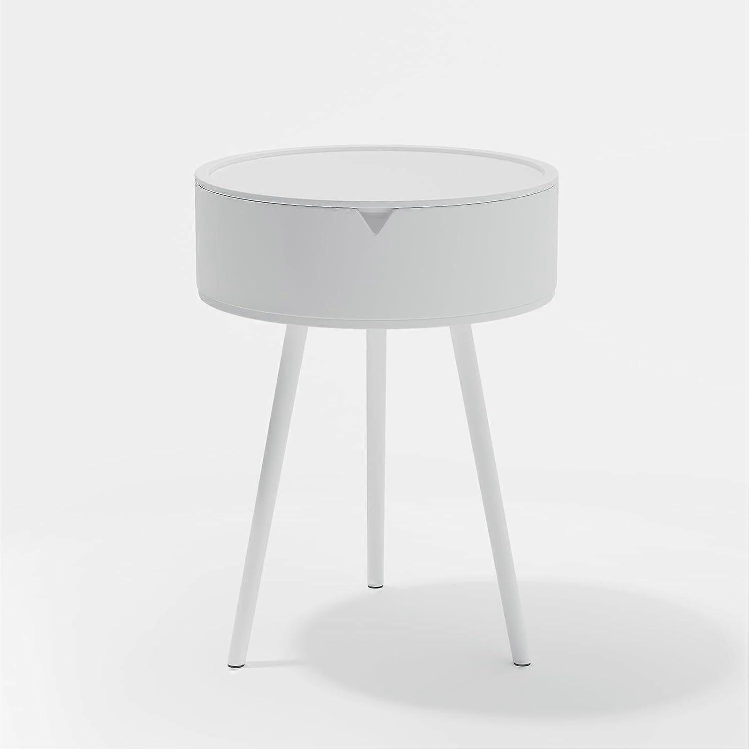 Mesa lateral, mesa de cabeceira, suporte de centro compacto, quarto aconchegante, decoração elegante da varanda