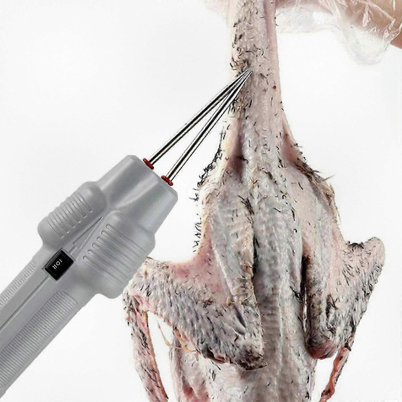 Electric Poultry Plucker Machine for Chicken Duck Goose Bird Feather Removal Handheld Tool