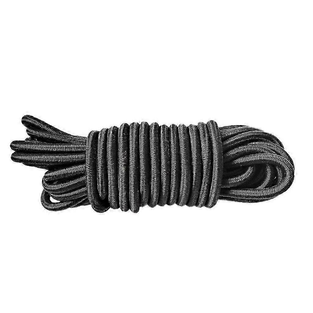 4mm x 10 Meters Strong Elastic Rope Shock Cord tie Various Color-color: Black