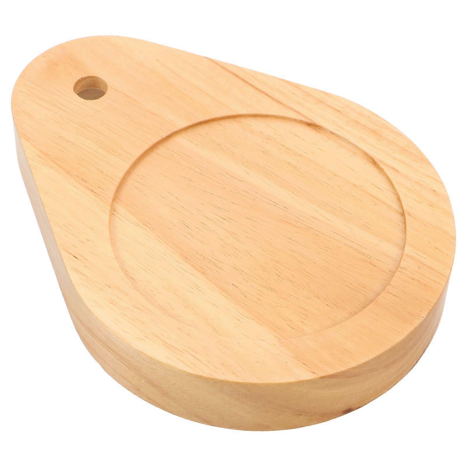 Drop-Shaped Solid Wood Lamp Base Wooden Display Lamp Stand For Night Lamps Table Lamp Base For Bedroom Aromatherapy Lamp Holder