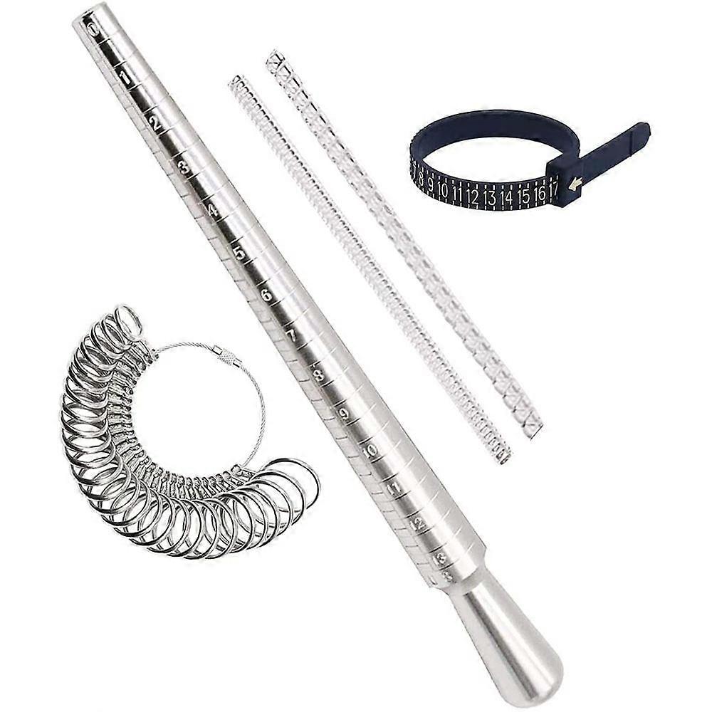 INF Ring measuring tape with ring gauge and ring gauge