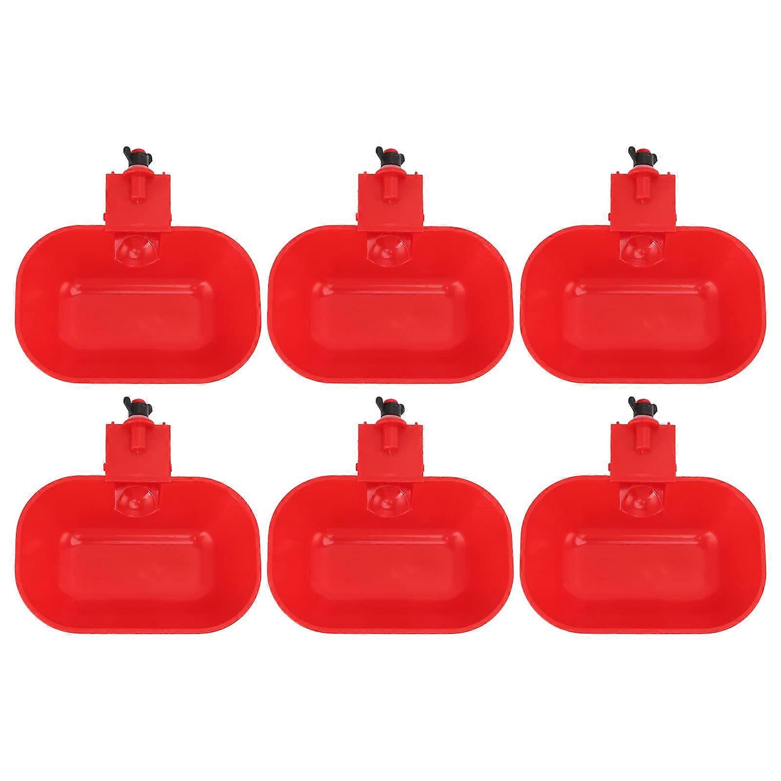 6Pack Automatic Chicken Waterers with Drill, Poultry Drinking System, DIY Chicken Water Cups for Chickens, Ducks, Geese, and Turkeys.