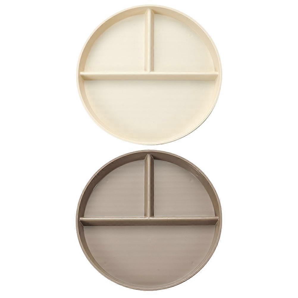 Portion Plates with Non-Tainting Divided Compartments