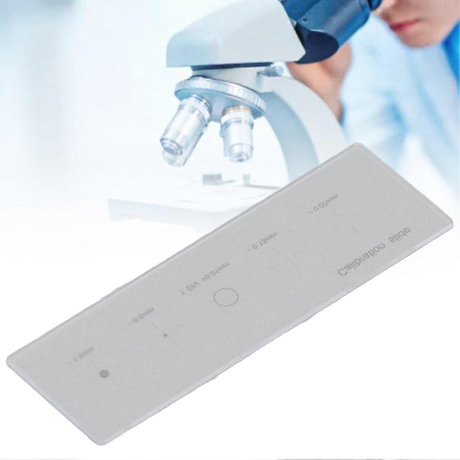 Microscope Calibration Ruler 0.01mm‑1.5mm SiO2 Accurate Microscope Calibration Plate 