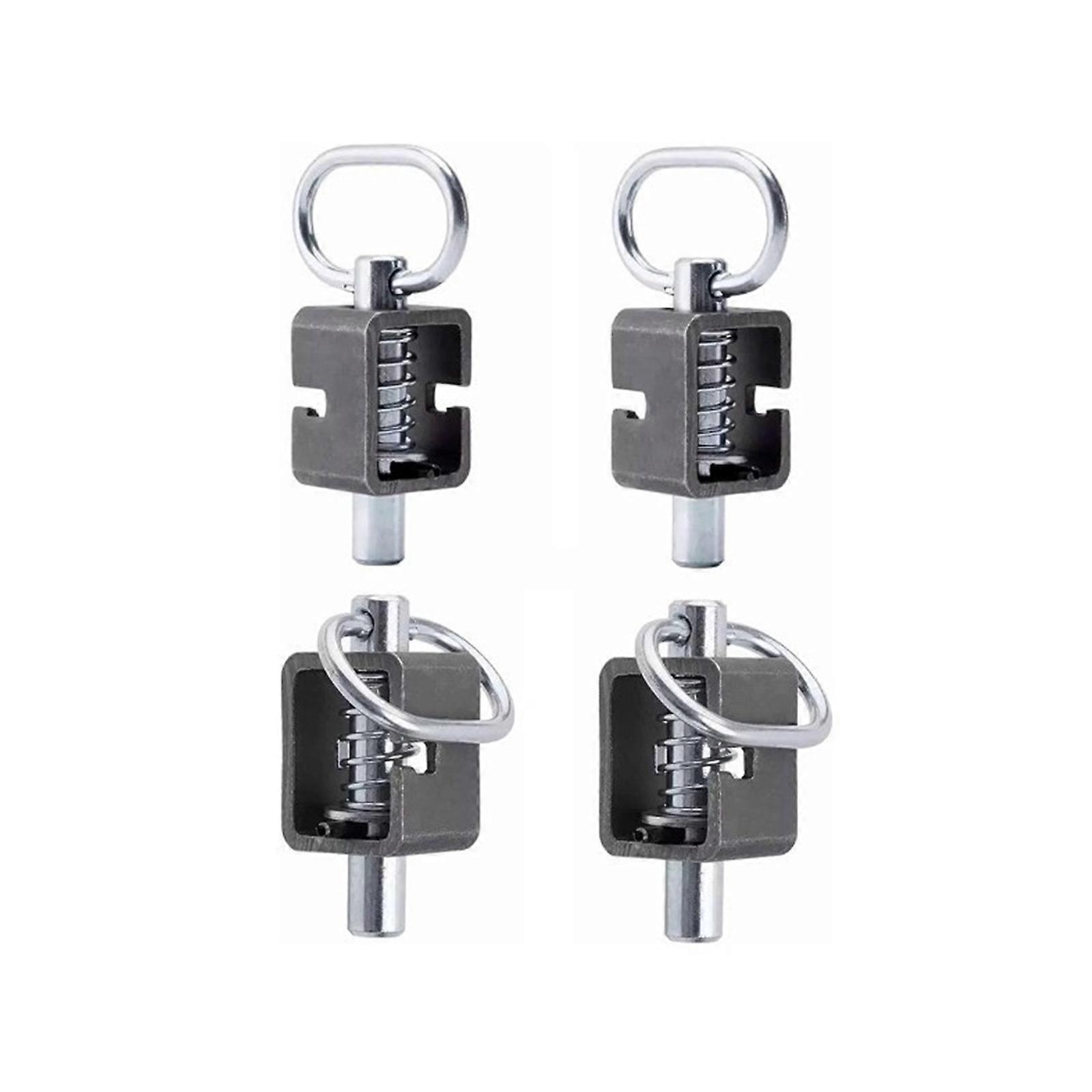 Multipurpose Welded Trailer Latches Set 4Pieces Sturdy Spring Lock Mechanism Convenient for Truck Applications Daily Use