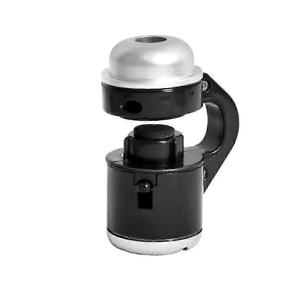 30X Zoom LED Magnifier Clip-On Universal Cell Phone Microscope Micro Lens Phone Camera Magnifier Black