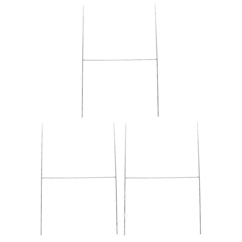3pcs Outdoor Poster Stand Brackets for Advertising Exhibition Racks Menus Signs Displays Galvanized Break Resistant Design