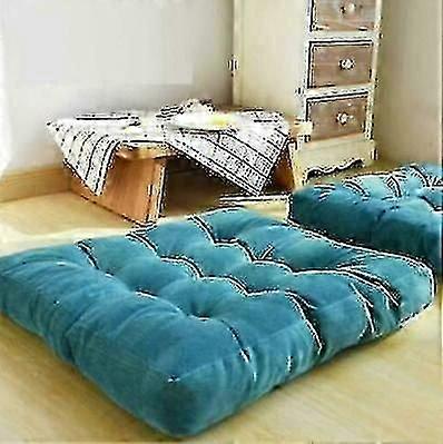 myk tykk sofa stol kordfløyel puter sete firkantet gulv hage servering 55 * 55cm