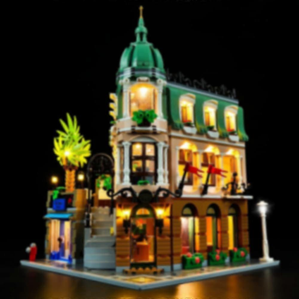 LED Lighting Kit Compatible With Creator Boutique Hotel 10297 Model Building Kit, Classic Version, Lights Set Only