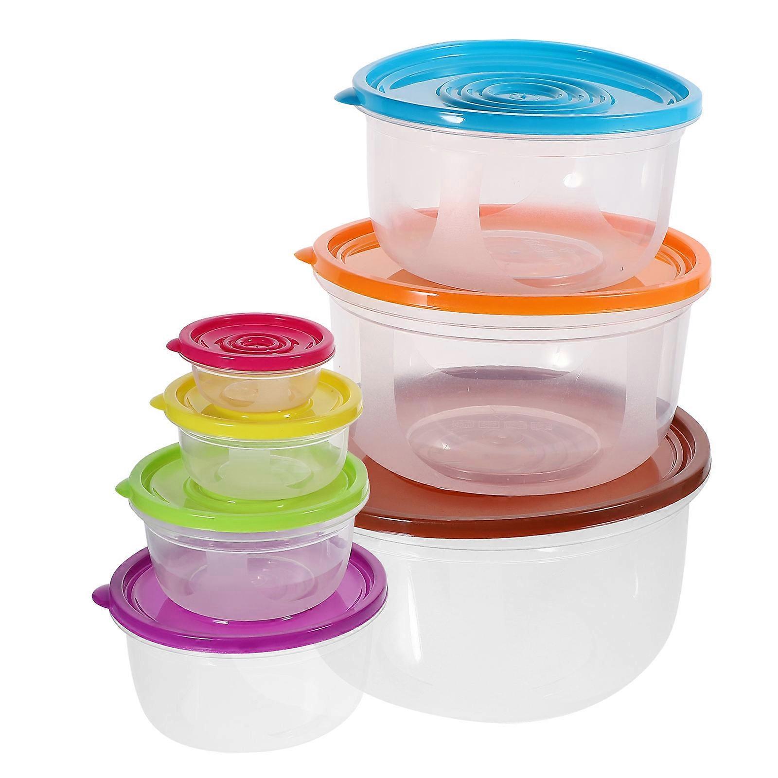 Bowls For Kitchen Cooking Prep Bowls With Lids For Home Decor Serving Bowls For Entertaining 7Pcs