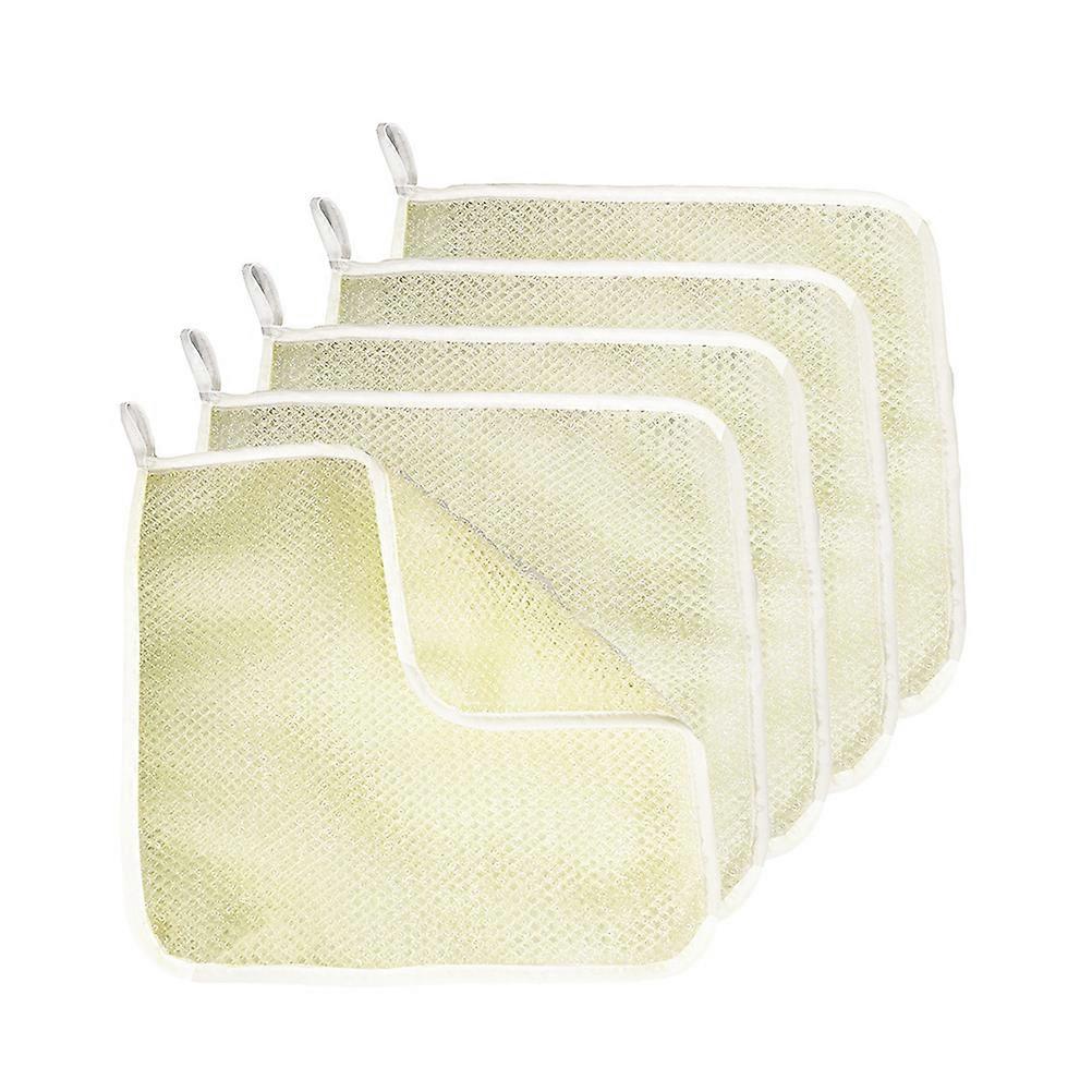 Bath Exfoliator Towel Shower Towel for Scrub 5Pcs Light
