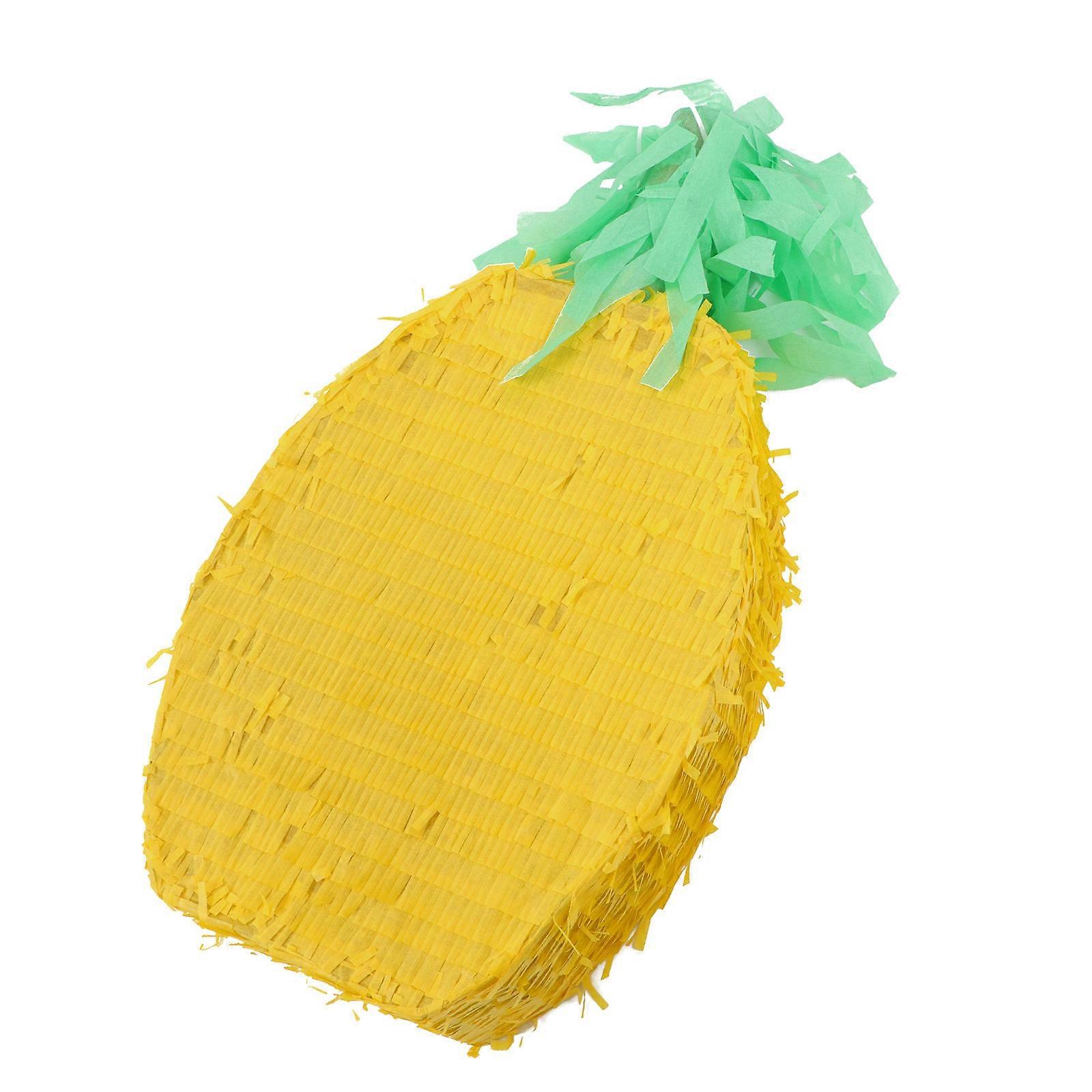 Birthday Hanging Decorations Chocolate Filled Pinata Yellow Color Bridal Shower Party Entertainment 54.5X30.5X9.5CM Joyful Atmosphere Creation 1Pcs