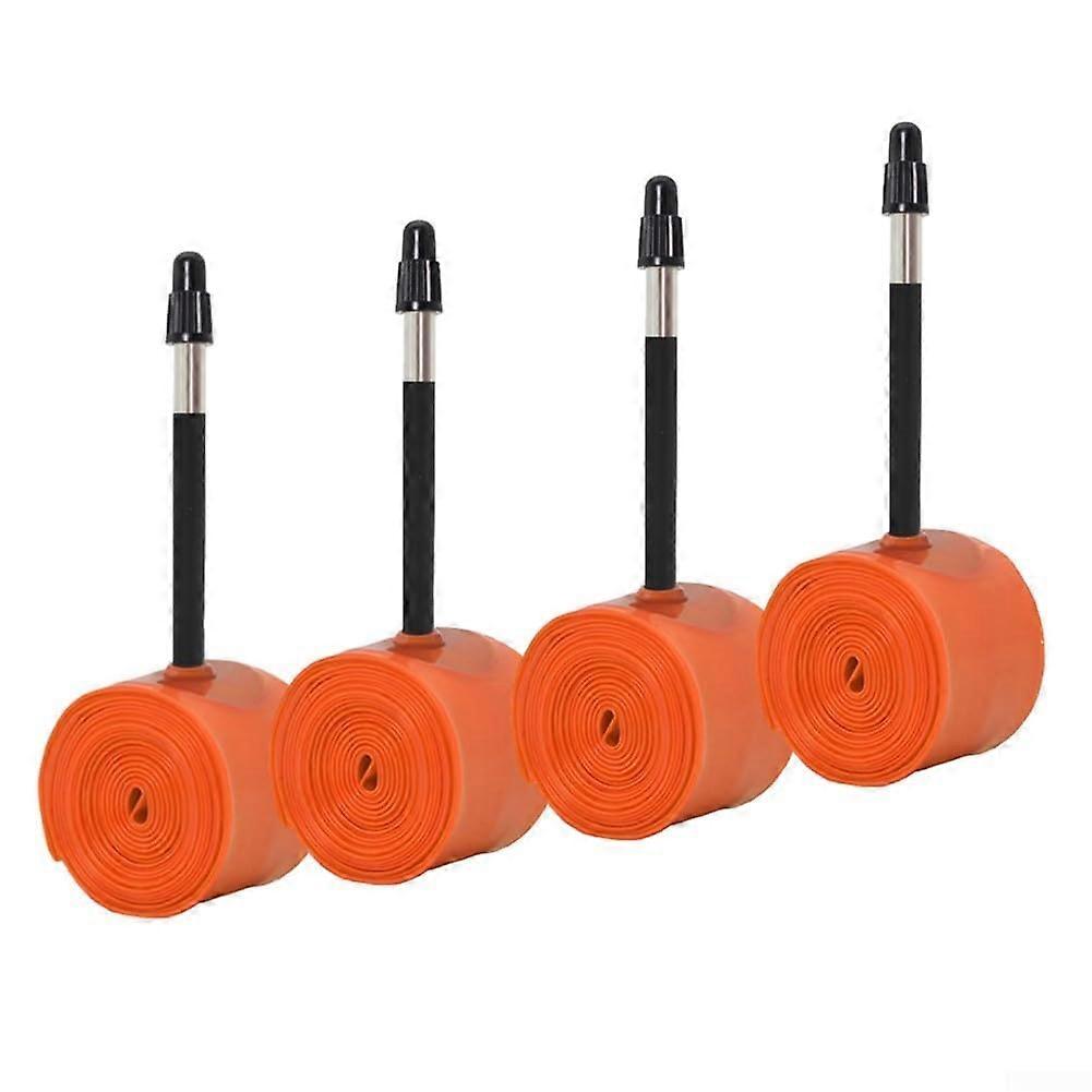 Lightweight Inner Tube For 700C Road Bike - TPU Material, Stable Tire Pressure, 25c 23c 28c 30c 32c, 4-Piece FV85