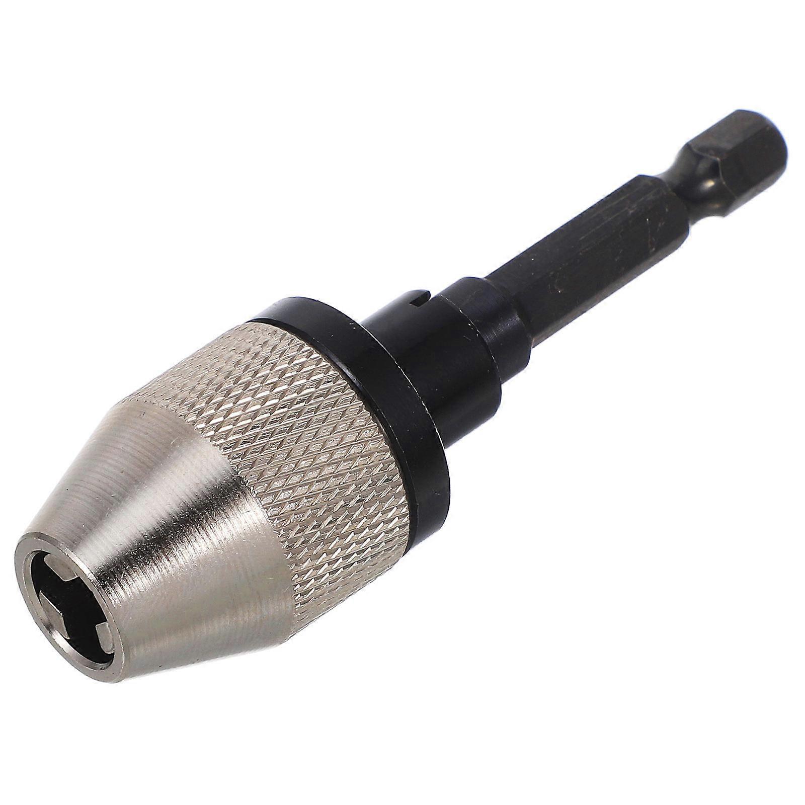 Keyless Jaw Mini Drill Chuck Converter, Durable Copper Construction, Wide Clamping Range for Precision Tasks and Projects, Compatible with Shank Drill