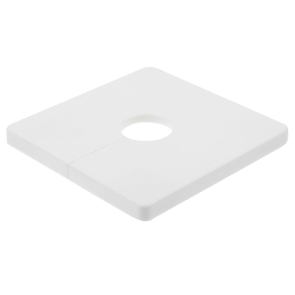 Self Adhesive Air Conditioning Hole Cover, Wall Escutcheon Plate for Square Openings, Decorative Cap for Indoor and Outdoor Use, Minimalist Design