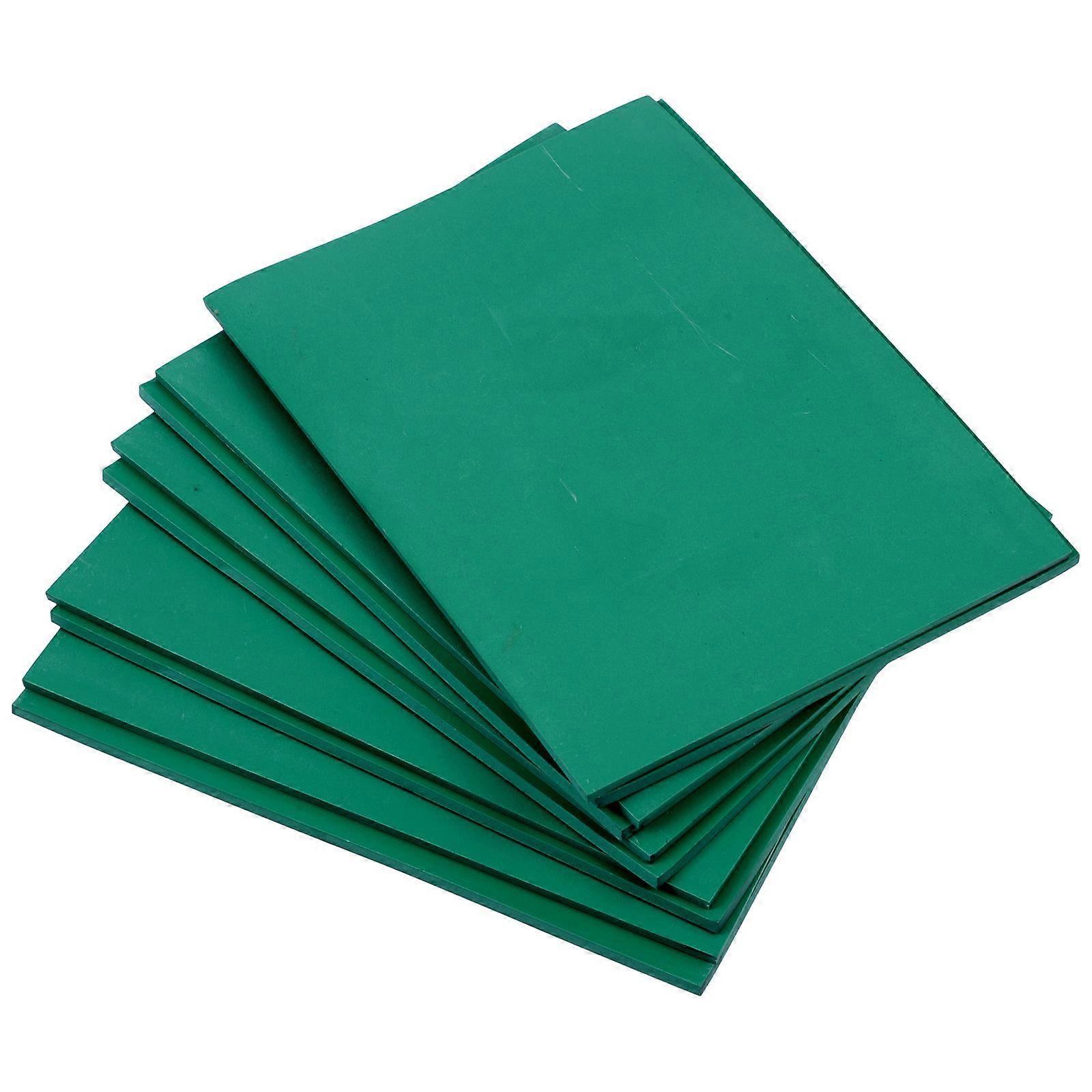Engraving Mats Cutting Mats Printed Boards For Diy Projects Rectangular Green Rubber Protect Workspace 10Pcs