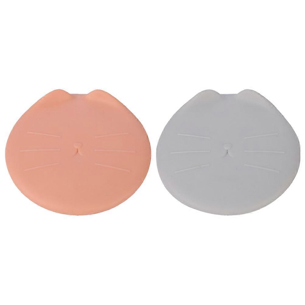 2pcs Flexible TPR Can Covers for Dog & Cat Food Cans – Sealing Lids for Pet Owners