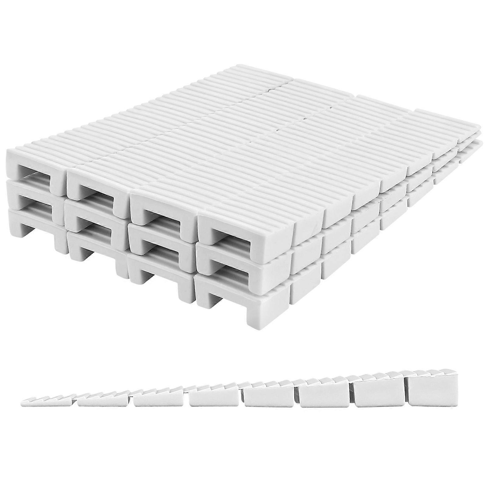 Height Adjusters Furniture Level Spacers ABS Plastic Leveling Furniture Bathroom Noise Reduction 20Pcs