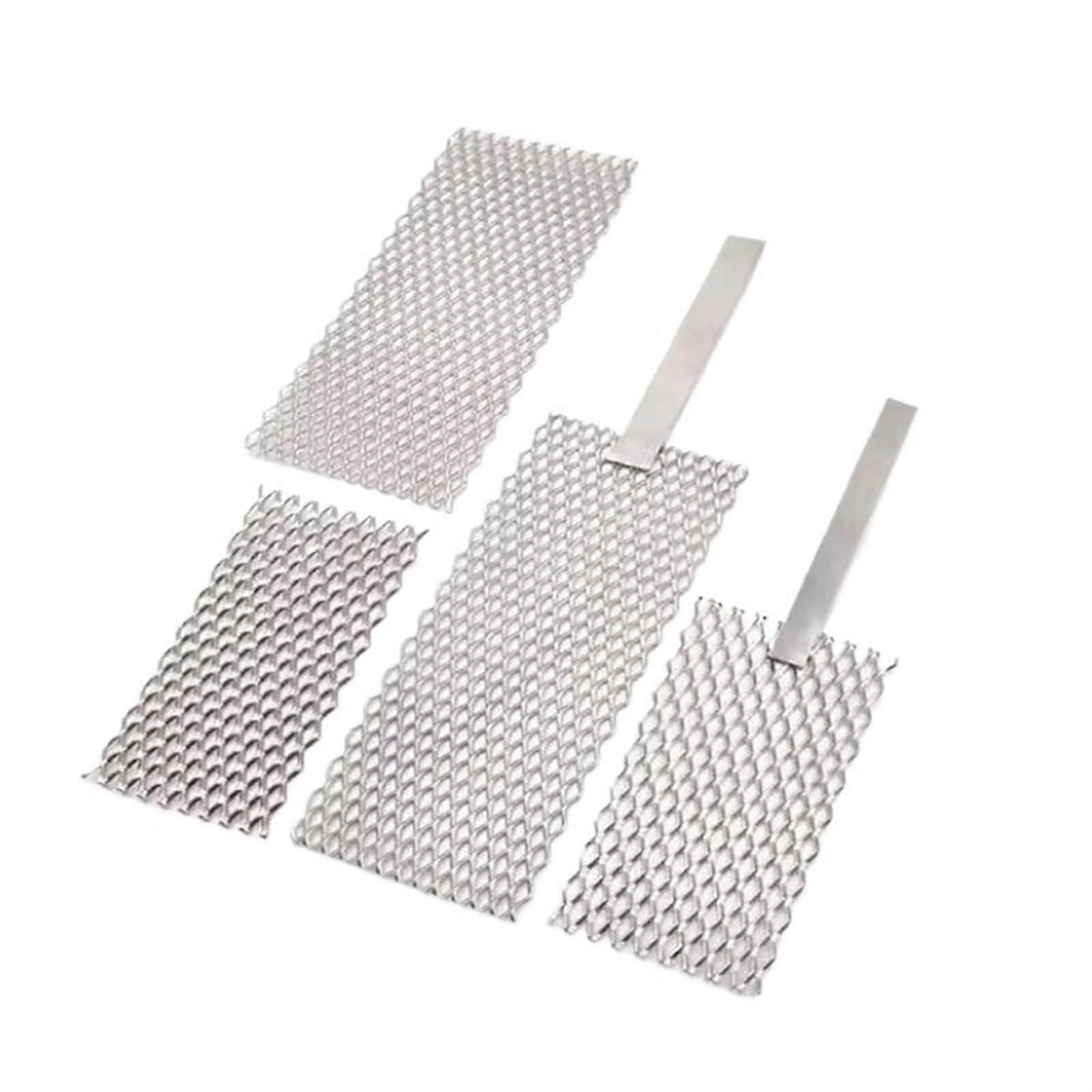 Electroplating Titanium Mesh Electrode Anode Plate for Gold and Silver Jewellery Metal Processing Large Handle Tool