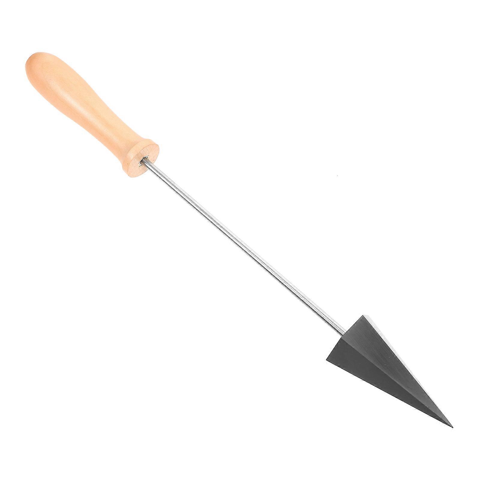 Graphite Casting Mold Hole Expander Tool For Glassworking Tools 37.00X2.00X2.00CM Hexagonal Pyramid 1Pack