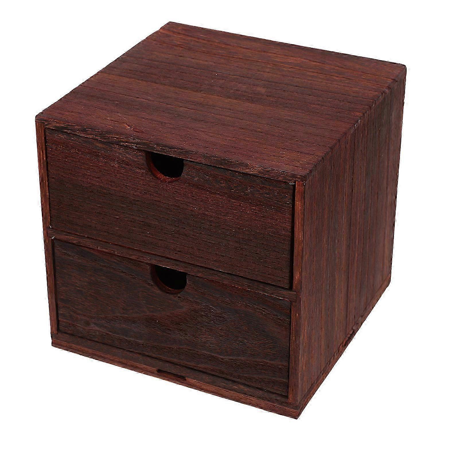 Classic Wooden Organizer to Keep Your Desk Neat and Clutter-free