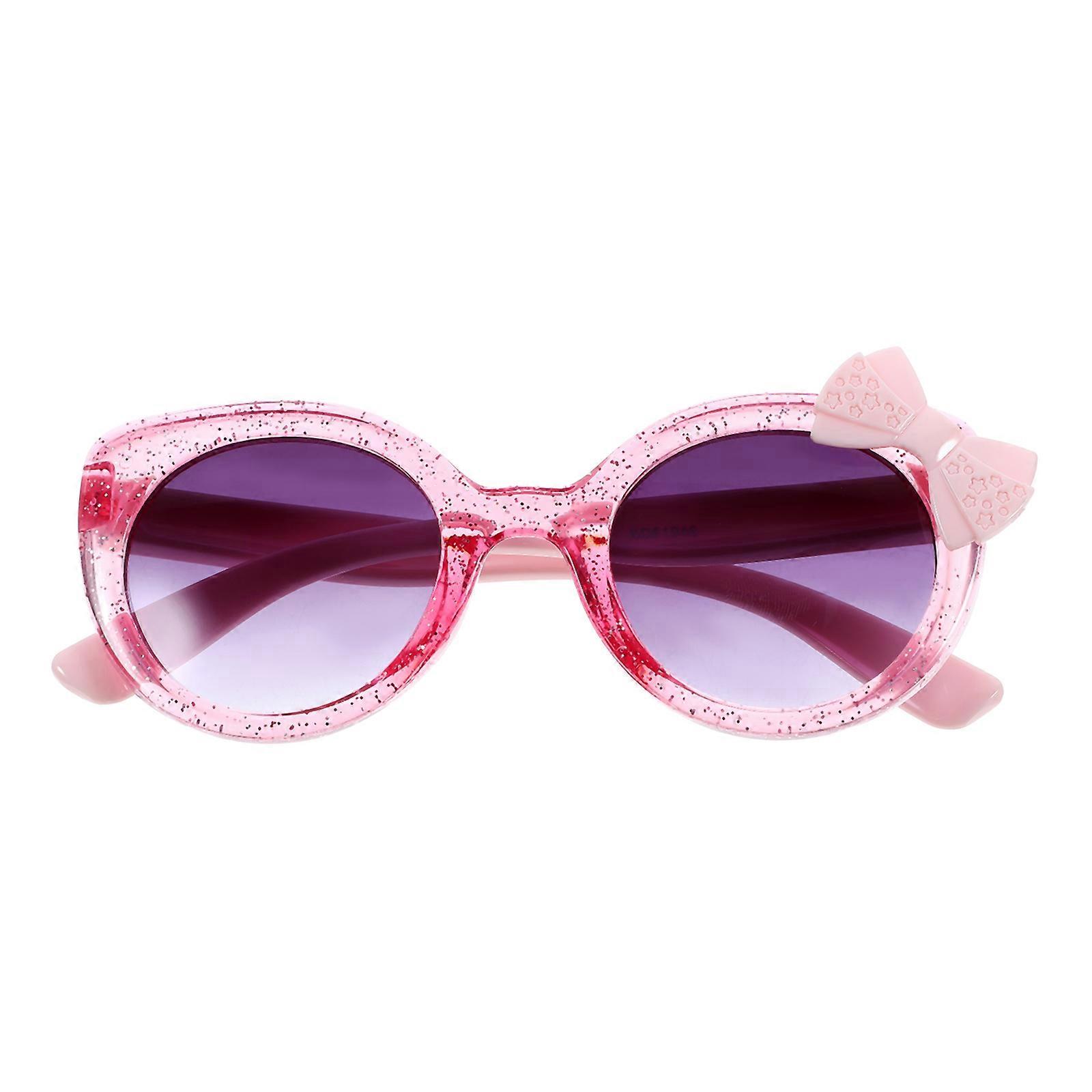 Here's a refined and appealing product description for **Cute Cartoon Sunglasses with Bowknot Frame Decorative Eyewear for UV Protection, Fun Shades