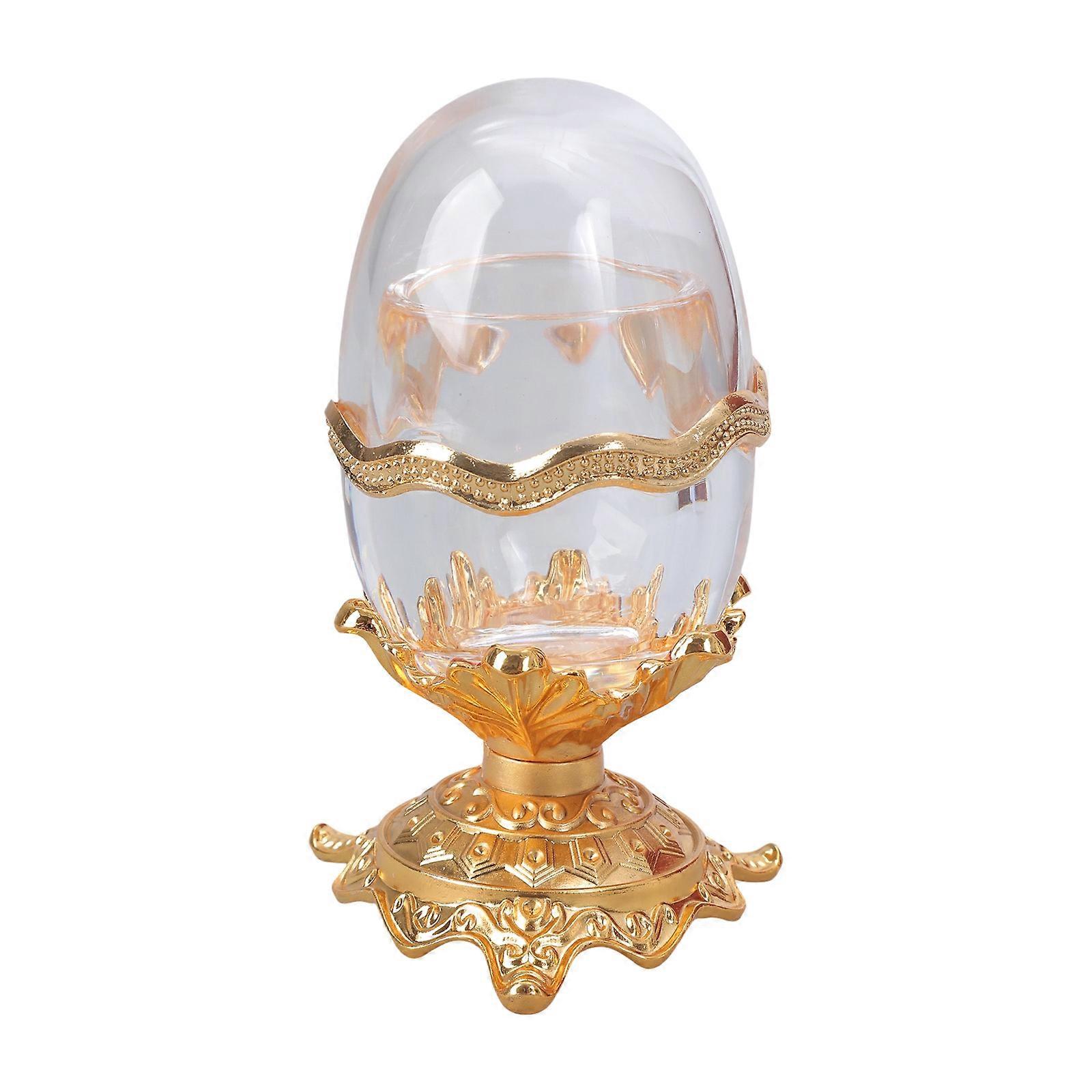 Eggs Shape Toothpick Holder Practical Toothpick Organizers Acrylic Storage Boxes Decoration Elegant Toothpick Box Multicolor