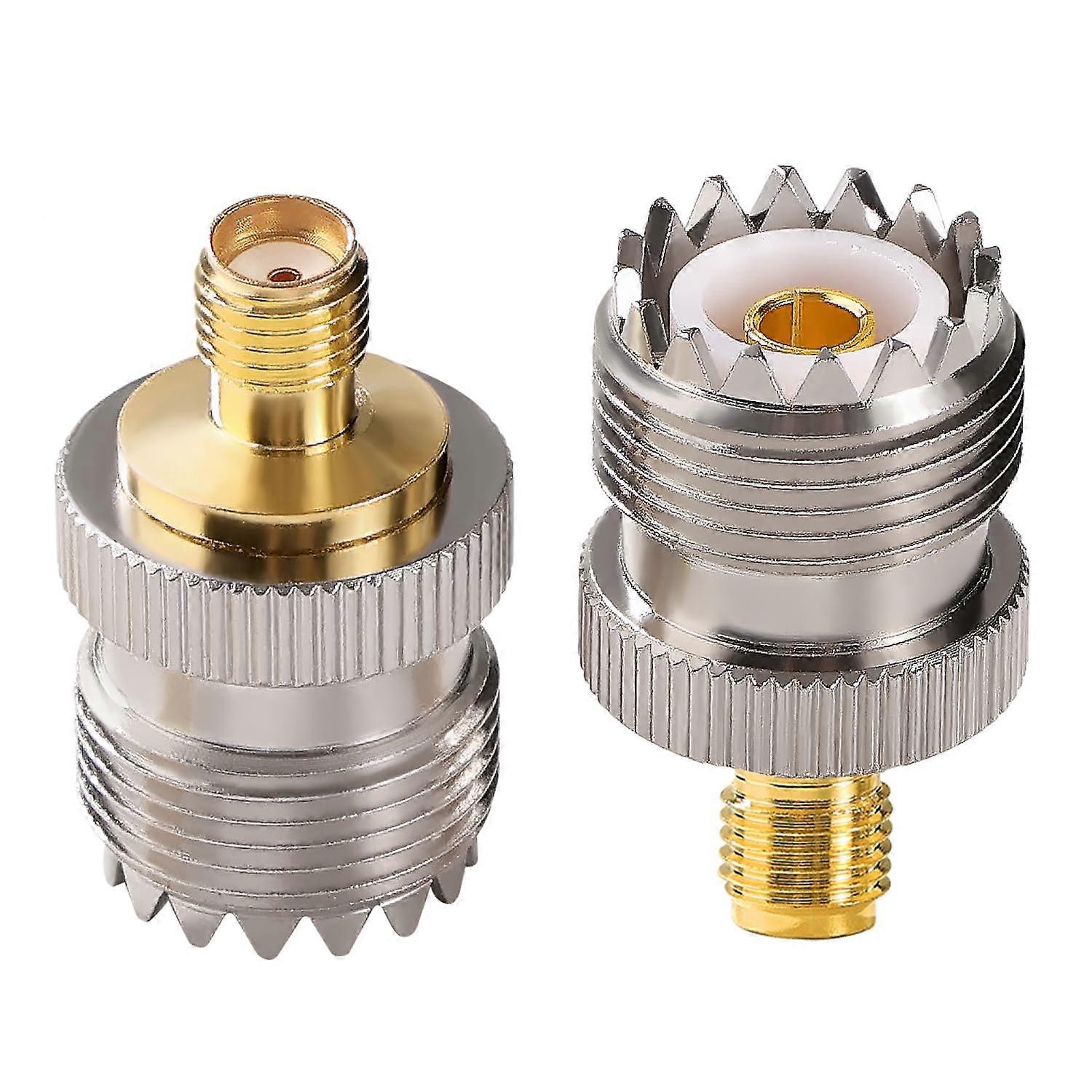 UHF SO239 to SMA RF coaxial connector for ham radio, FPV antennas
