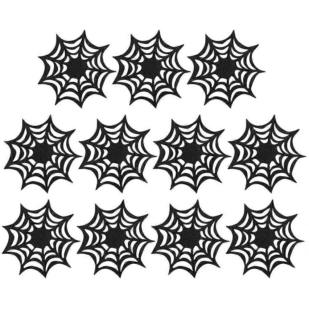 Dining Table Mat Felt Drinking Cup Heat Protection Afternoon Tea 12Pcs