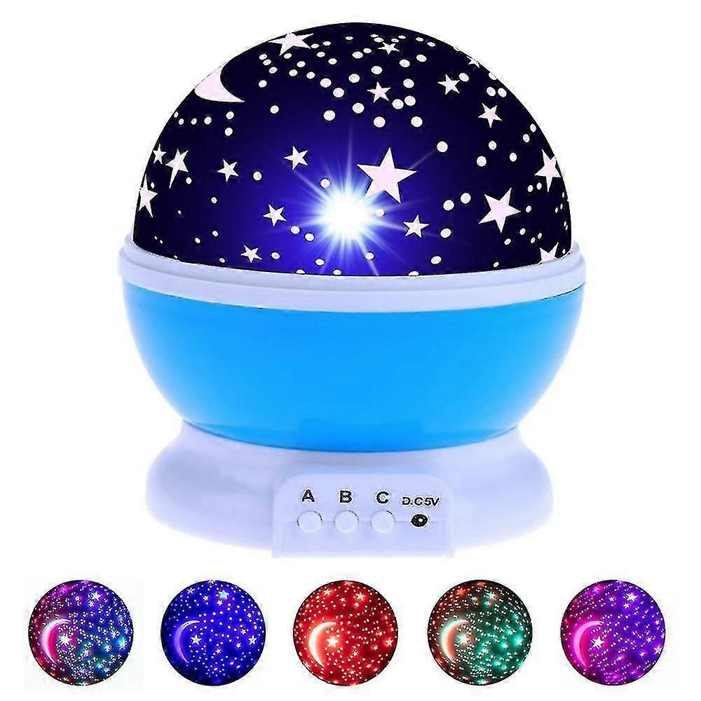 מקרן שמיים כוכב ירח גלקסי אור לילה לחדר שינה, מנורת לד