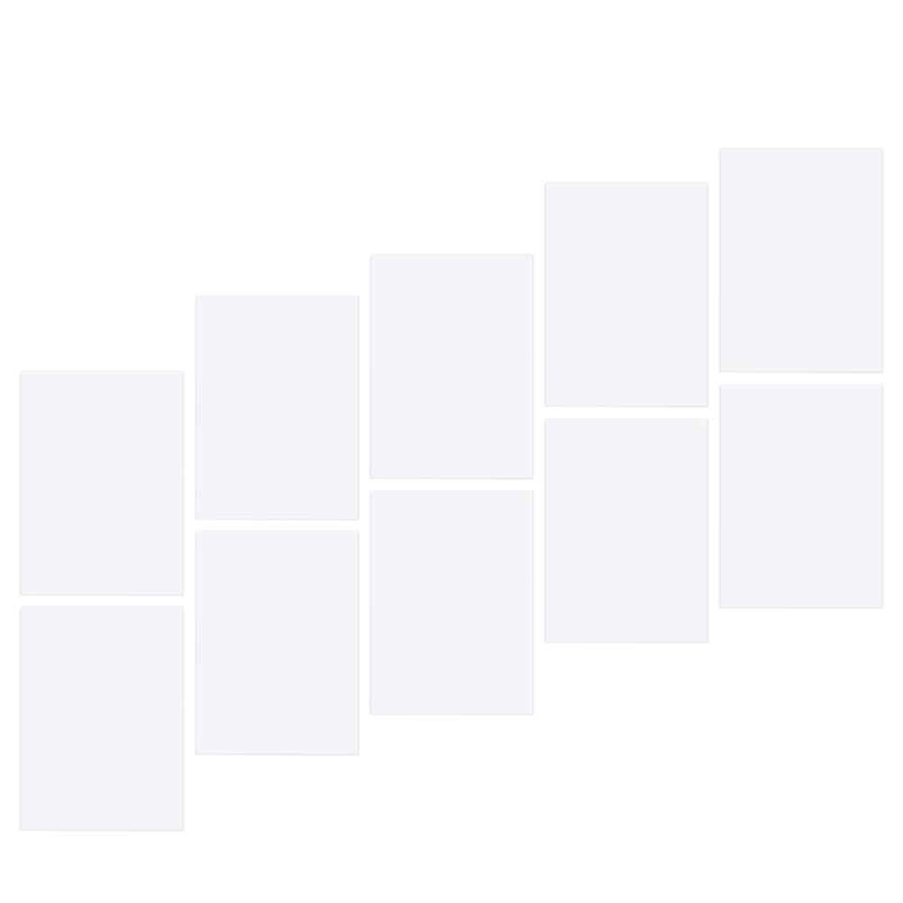 Acrylic Picture Frame Boards for DIY Projects 10Pcs Clear Crafting Sheets