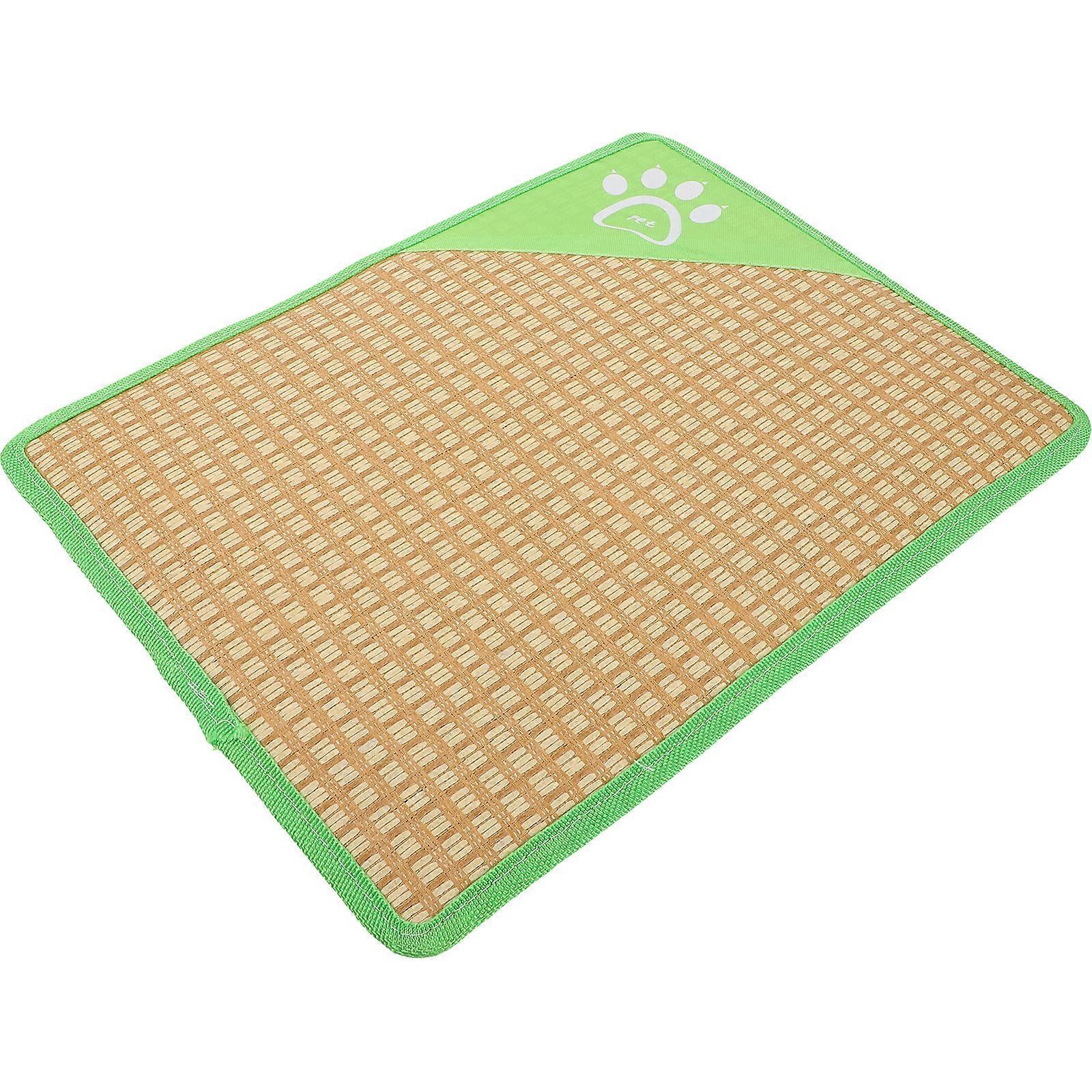 Puppy Cooling Mat Pet Sleeping Mat Rectangular 47x34.5cm Non-slip Bottom Easy to Comfortable for Indoor Use 1Set