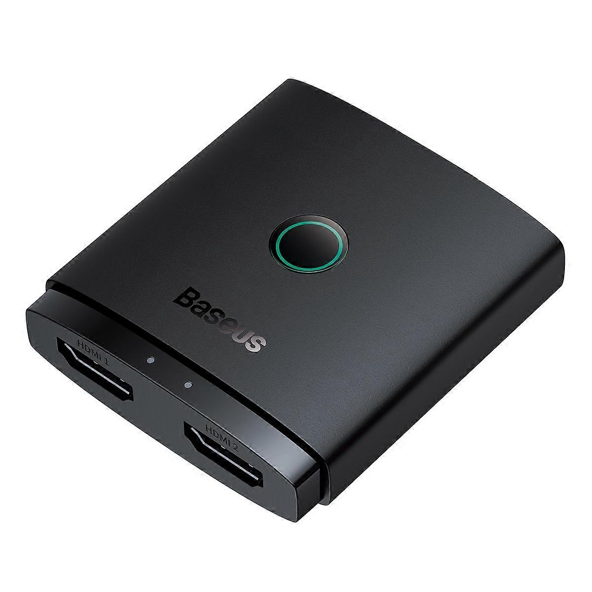 BASEUS AirJoy Series 2 in 1 Bidirectional HDMI Switcher 4K HD Video 2 Input 1 Output HDMI Adapter