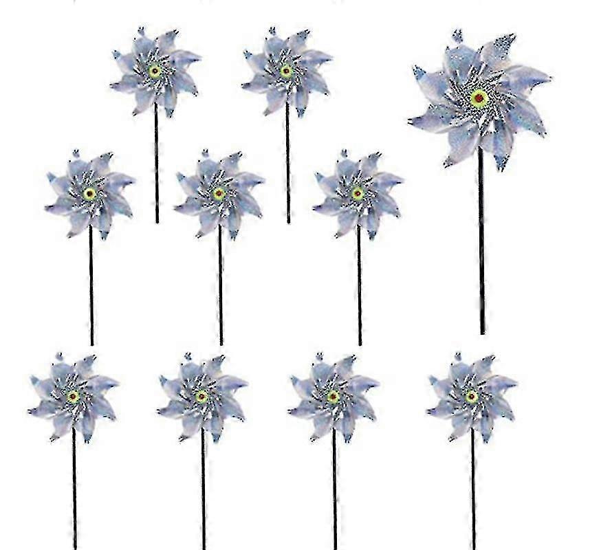 10 Pcs Windmill Reflector Bird Repellent,bird Repellent Reflective Xxf