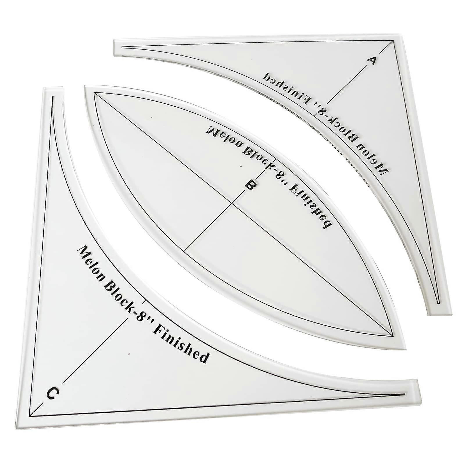 Template Set for Folded Star Quilting Cutting Acrylic Rulers Quilt Template Sewing Patchwork Ruler Tools
