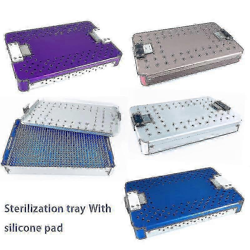 Sterilising Box with Silicone Mat for Autoclavable Instruments