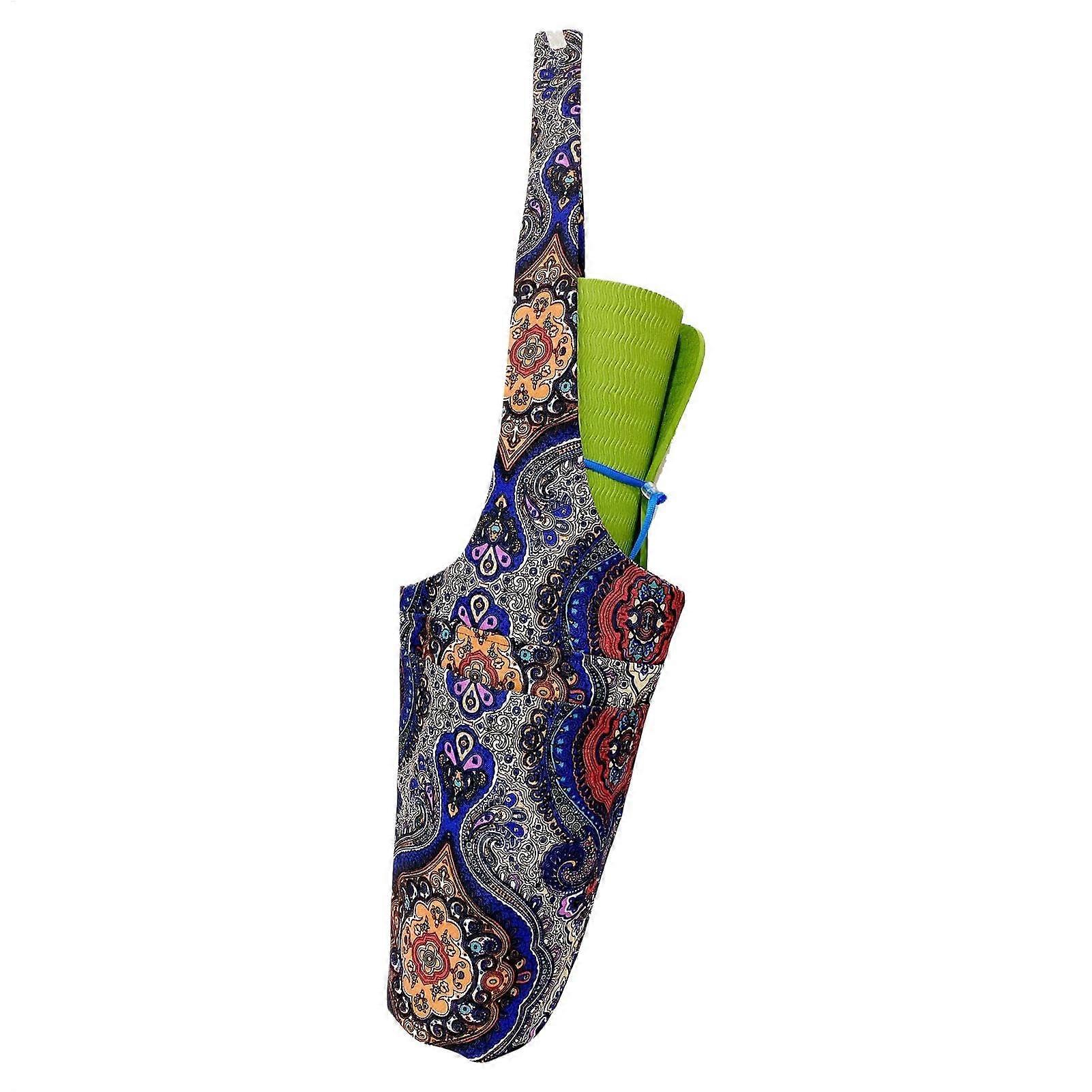 Yoga Bag Large With Bottle Pocket And Wet Pocket, 0.8 Cm Thick Mat, Full Zip, For Long Pilates Mats