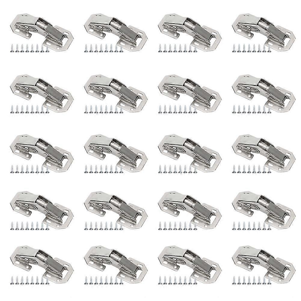 2025 Latest Model 20 Sets Hinges for Office Hardware NonPerforated Cabinet