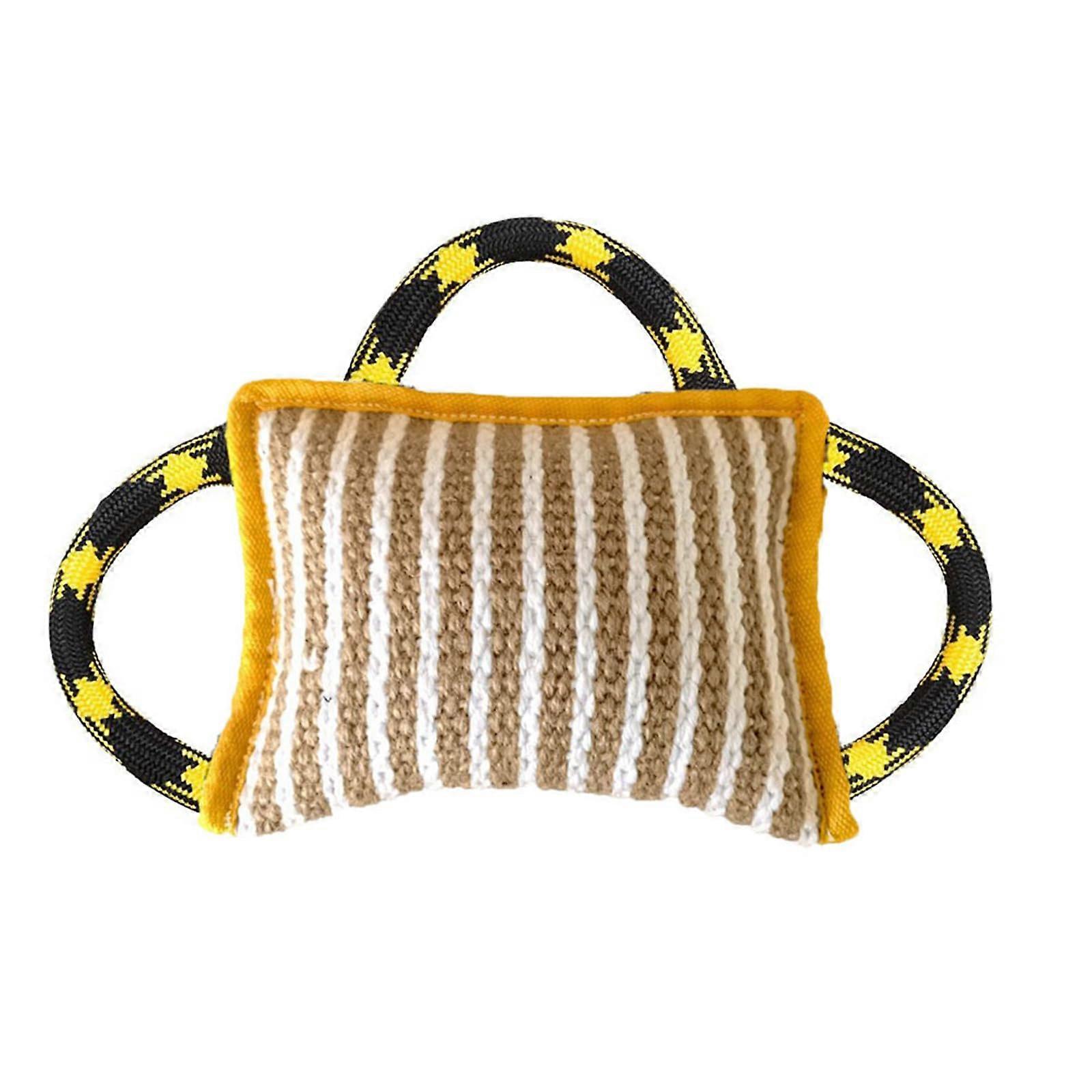 Durable Dog Chew Toy with Tear-Resistant Fabric for Indoor Outdoor Play and Training